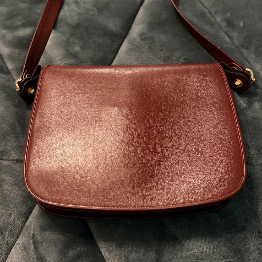 Cartier Vintage Bordeaux Crossbody Bag